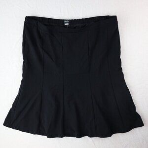 Olian Maternity Skirt Size 1X Classic Black Tulip Holiday Party Career Work New